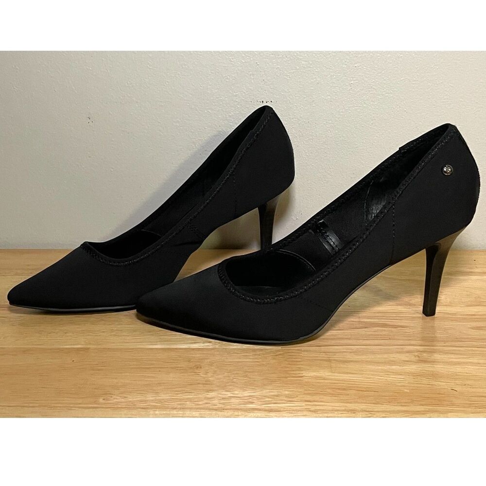 Simply Vera Vera Wang Black Pointed Toe Stiletto Heels Pumps Womens 9 M